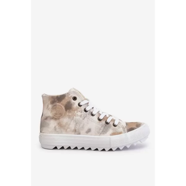  Ženske tenisice BIG STAR LL274047 WHITE/OLIVE Big Star Shoes 