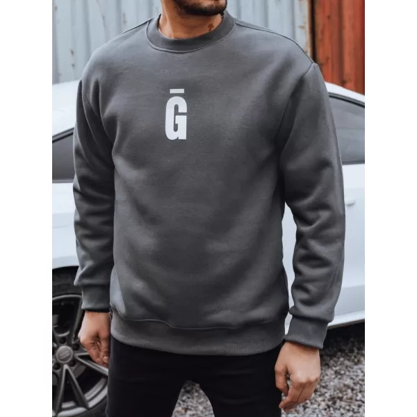 Muški sweatshirt DSTREET BX5921 TAMNOSIVA 