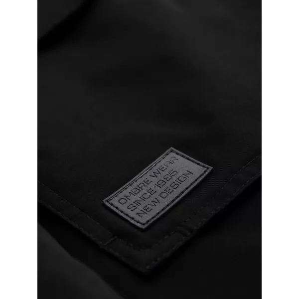  Muški kaput OMBRE OM-JAPJ-0316 CRNA 