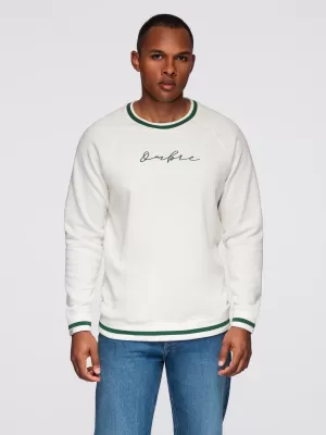 Muški sweatshirt OMBRE OM-SSNZ-0244 BIJELA