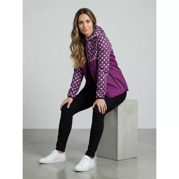 Ženska vrhunska softshell jakna ALTISPORT VOJ/ALW048JACK01 LJUBIČASTA 