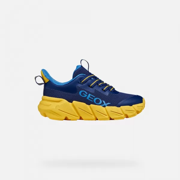  Tenisice za dječake GEOX FLEXYPER FAST J46N1A0149JC0657 TAMNOPLAVA 