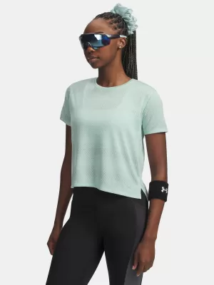 Ženska majica kratkih rukava UNDER ARMOUR UA VELOCITI SHORTSLEEVE 6009540-703 ZELENA