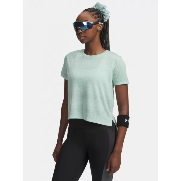  Ženska majica kratkih rukava UNDER ARMOUR UA VELOCITI SHORTSLEEVE 6009540-703 ZELENA 