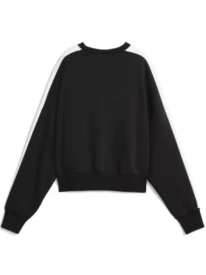 Ženski sweatshirt PUMA T7 OVER-OVERSIZED CREW 633439-01 PUMA CRNA