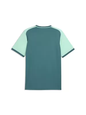 Funkcionalna muška majica PUMA TEAMLIGA26 MATCHDAY JERSEY 706544_43 EMERALD ICE/ SMARAGDNO ICE/PUMA BIJELA