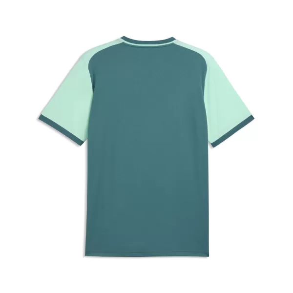  Funkcionalna muška majica PUMA TEAMLIGA26 MATCHDAY JERSEY 706544_43 EMERALD ICE/ SMARAGDNO ICE/PUMA BIJELA 