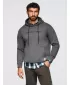 Muški sweatshirt OMBRE OM-SSNZ-0241 GRAFIT