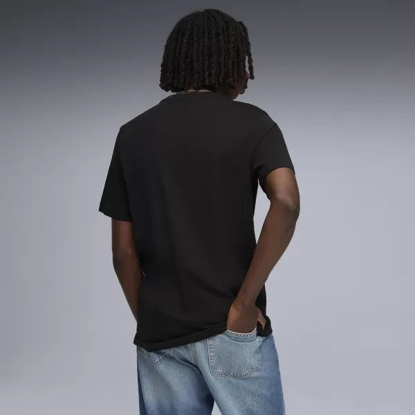  Muška majica kratkih rukava PUMA GRAPHIC TEE 691786_01 PUMA CRNA 