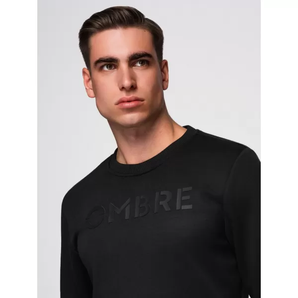  Muški sweatshirt OMBRE B1711 CRNA 