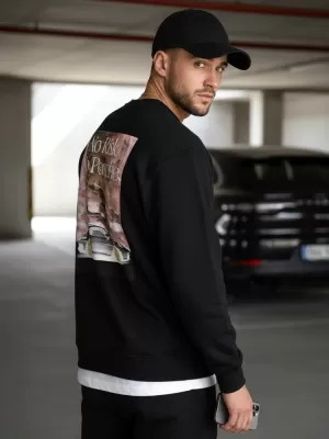 Muški sweatshirt DSTREET BX5947 CRNA