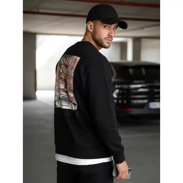  Muški sweatshirt DSTREET BX5947 CRNA 