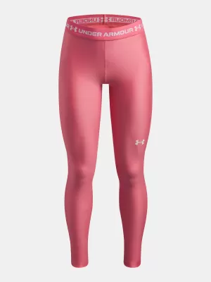 Tajice za djevojčice UNDER ARMOUR HEATGEAR LEGGING 6009975-600 RUŽIČASTA