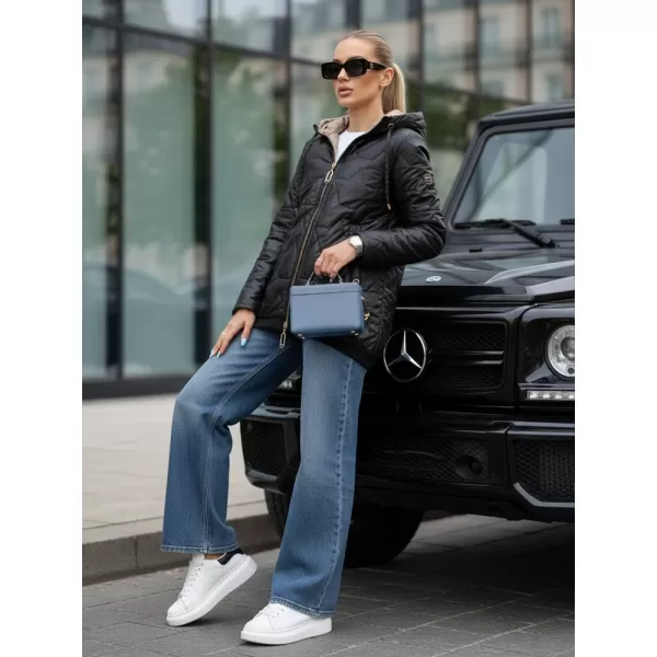  Ženska jakna DSTREET TY5546 CRNA 