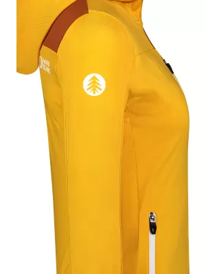 Ženska powerfleece majica NORDBLANC RIVA NBWFL8292 JANTAR