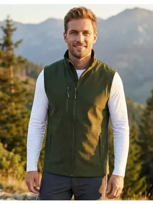 Muški softshell prsluk ALTISPORT NoPrint NP/ALM865 VOJNOG