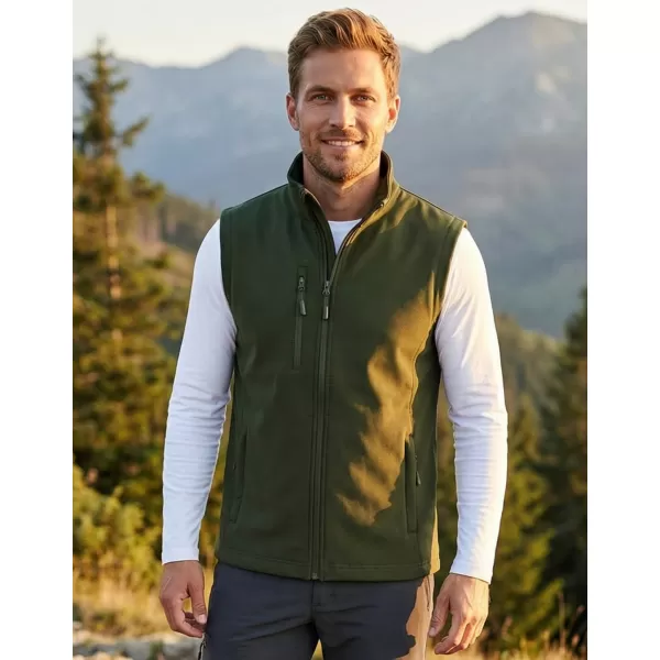  Muški softshell prsluk ALTISPORT NoPrint NP/ALM865 VOJNOG 