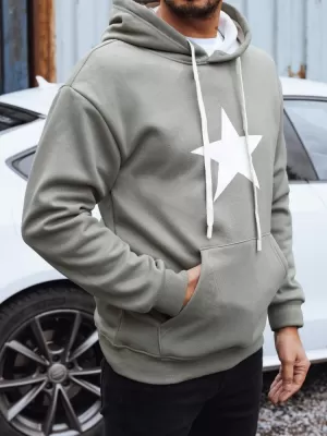 Muški sweatshirt DSTREET BX5928 KAKI