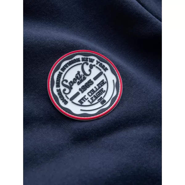  Muški sweatshirt OMBRE B1713 TAMNOPLAVA 
