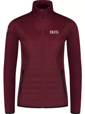 Ženska sportska jakna NORDBLANC HINTER NBWJL8361 TAMNOCRVENA