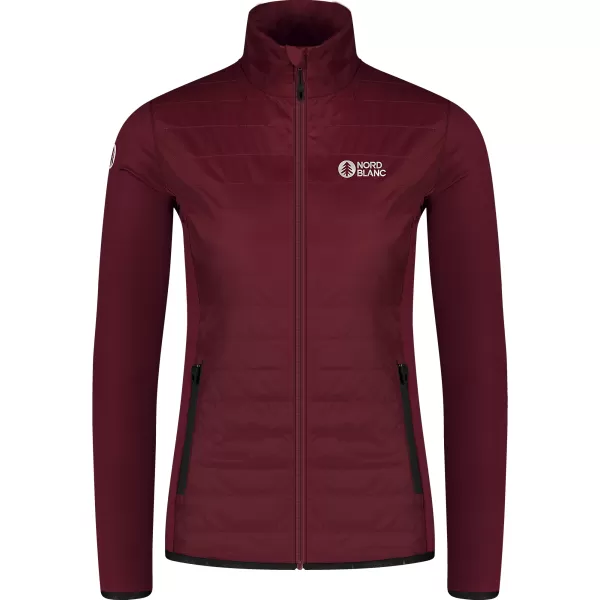  Ženska sportska jakna NORDBLANC HINTER NBWJL8361 TAMNOCRVENA 