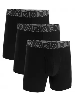 Muške bokserice UNDER ARMOUR M UA PERF COTTON 3IN CRNA