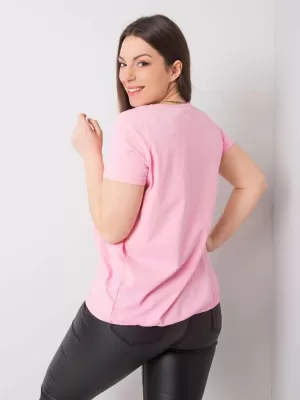 Ženska majica kratkih rukava BASIC FEEL GOOD RV-TS-6320.85P RUŽIČASTA