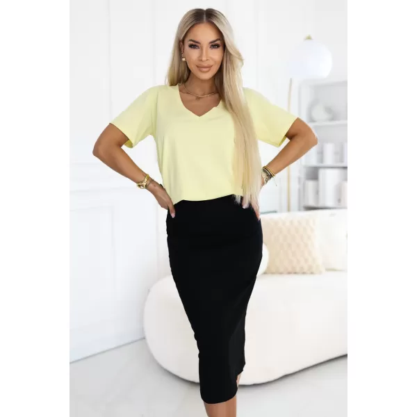  Ženska bluza NUMOCO 665-1 MASLAC ŽUTI 
