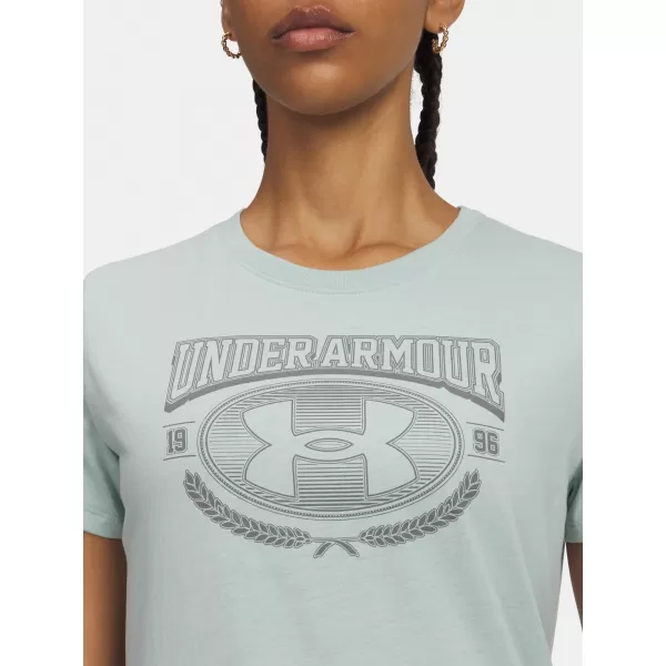  Ženska majica kratkih rukava UNDER ARMOUR W VARSITY SS 6010592-477 PLAVA 