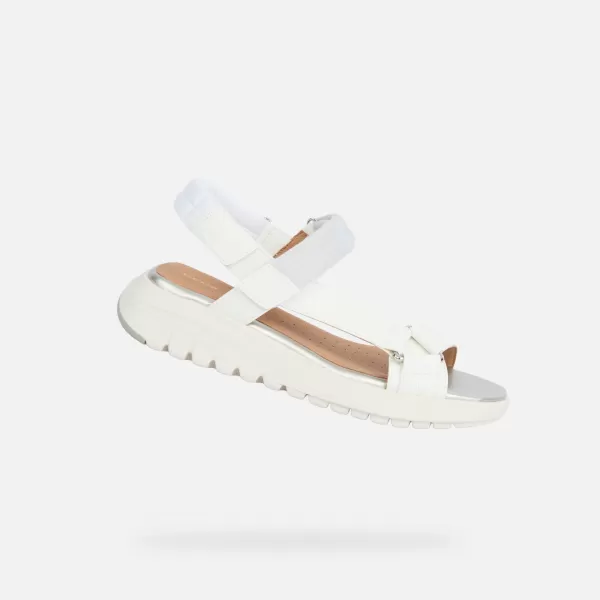  Ženske sandale GEOX FLEXTRIDE S G013067 BIJELA 
