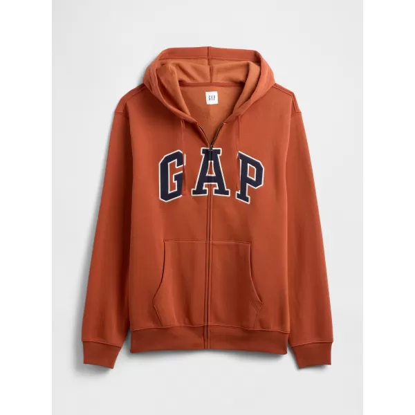  Muški sweatshirt GAP LOGO HOODIE ZIP 674144-26 BAKRENI ZAČIN 