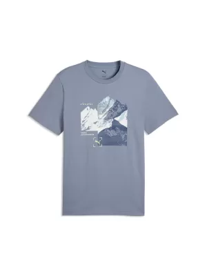 Muška majica kratkih rukava PUMA GRAPHIC TEE 691779_65 SIVO NEBO