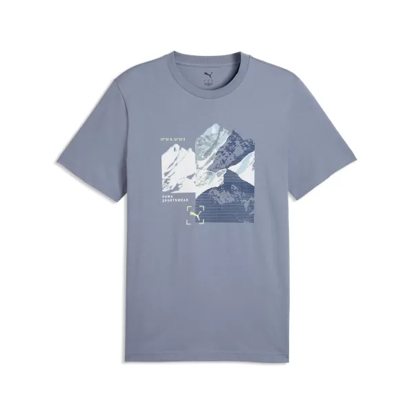  Muška majica kratkih rukava PUMA GRAPHIC TEE 691779_65 SIVO NEBO 