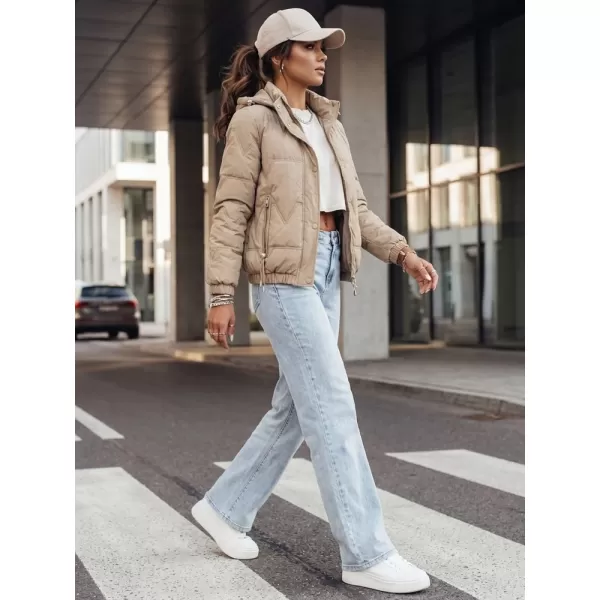 Ženska jakna DSTREET TY4177 BEŽ 