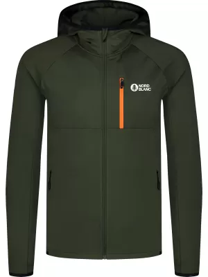 Muški powerfleece duks NORDBLANC CREEK NBWFM8280 ZELENA