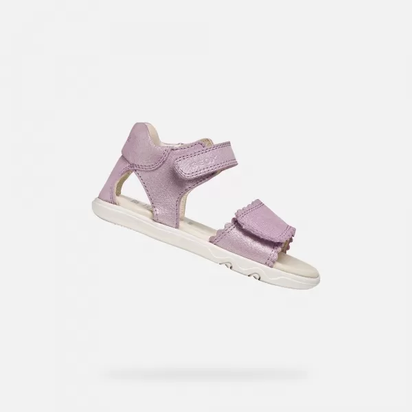  Sandale za djevojčice GEOX SANDAL STEPPIEUP B656QB000CRC8020 RUŽIČASTA 
