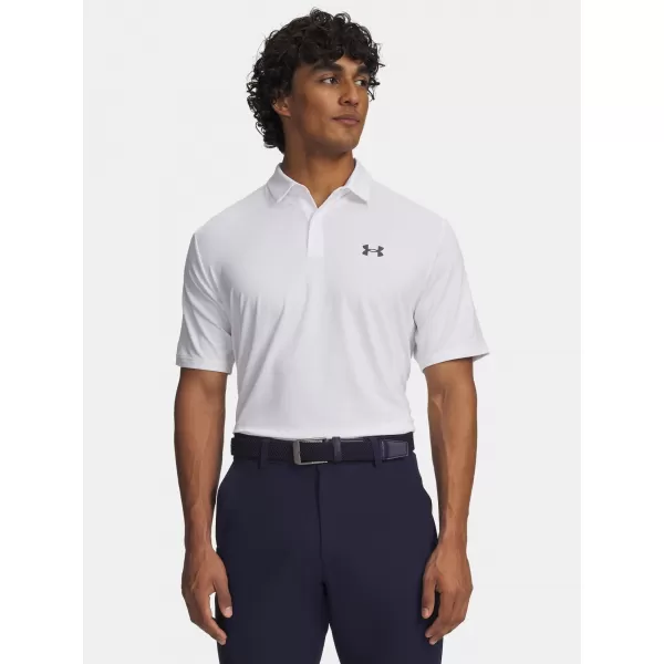  Muška majica kratkih rukava UNDER ARMOUR UA MATCHPLAY POLO 6009799-100 BIJELA 