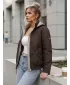 Ženska jakna DSTREET TY5671 SMEĐA