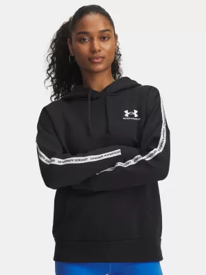 Ženski sweatshirt UNDER ARMOUR ICON FLEECE TAPED HDY 6003708-004 CRNA