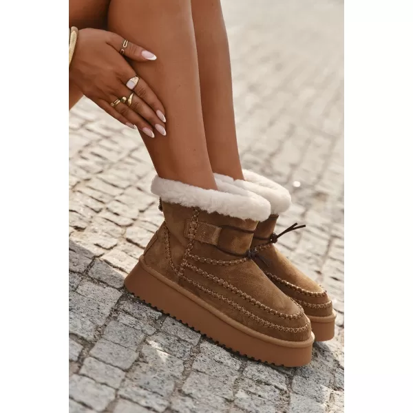  Ženske cipele BIG STAR SS274373 BROWN/BEIGE Big Star Shoes 