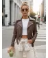 Ženska jakna DSTREET TY5537 SMEĐA