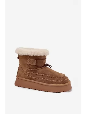 Ženske cipele BIG STAR SS274373 BROWN/BEIGE Big Star Shoes