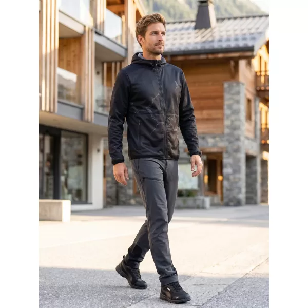  Muška vrhunska softshell jakna ALTISPORT VOJ/ALM129JACK01 CRNO SIVA 