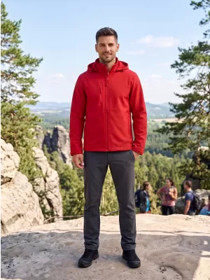 Muška softshell jakna ALTISPORT NoPrint NP/ALM845 CRVENA