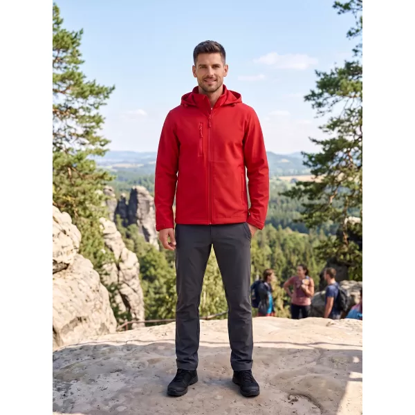  Muška softshell jakna ALTISPORT NoPrint NP/ALM845 CRVENA 