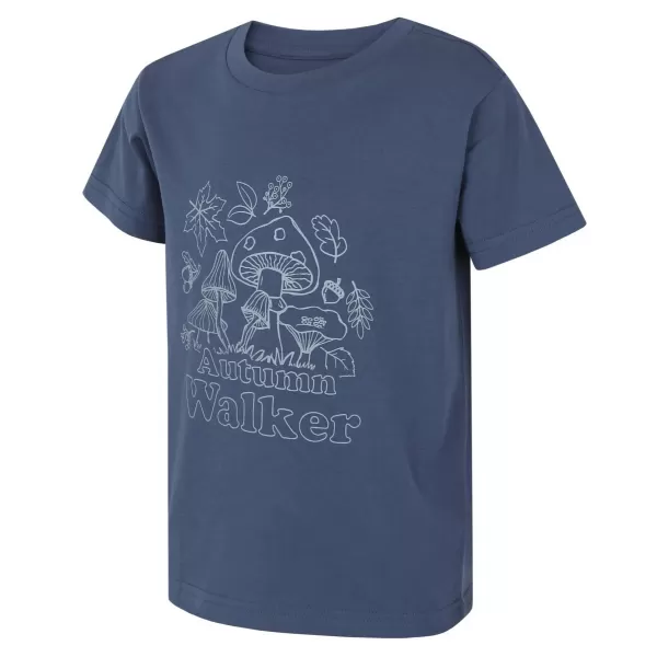  Dječja majica HUSKY TEE MUSHROOM K PLAVA 
