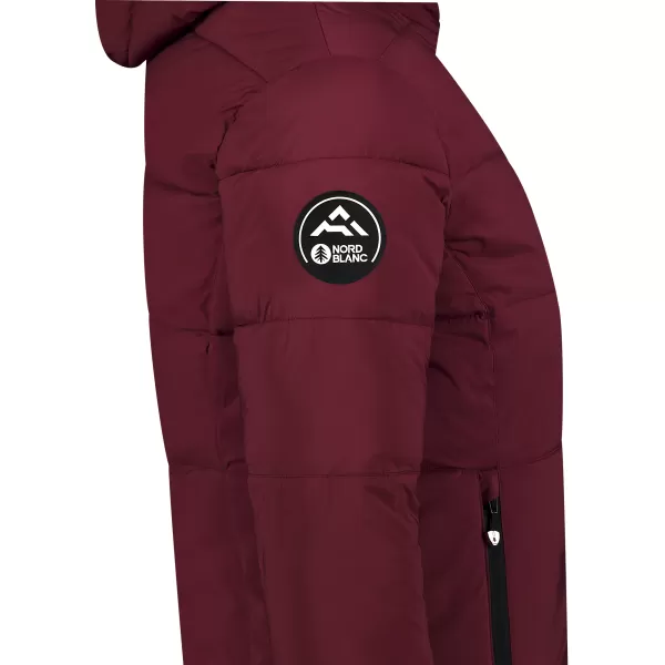  Ženska zimska jakna NORDBLANC KNOLL NBWJL8272 TAMNOCRVENA 