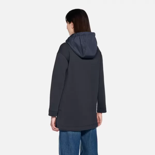  Ženska parka GEOX SWEATER G012426 TAMNOPLAVA 
