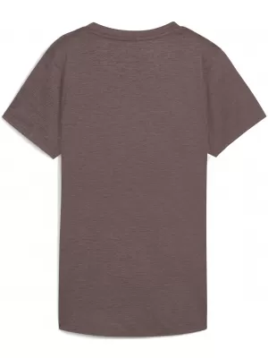 Ženska majica kratkih rukava PUMA W TAD ESSENTIAL HEATHER TEE 525891-88 GROŽĐICA VRIJESAK