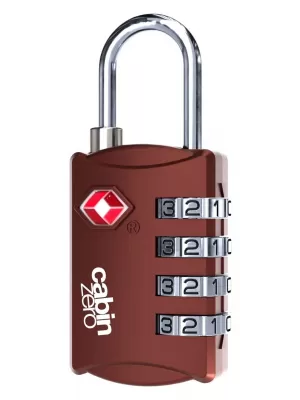 brava CABINZERO TSA Travel Lock CRVENA SANGRIJA